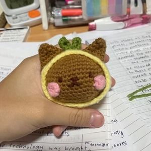 Cat crochet handmade toy